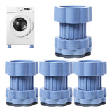 Moonval Adjustable Washing Machine Riser Pads, Anti-Vibration Height Extenders (Set of 4)