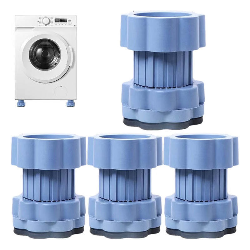 Moonval Adjustable Washing Machine Riser Pads, Anti-Vibration Height Extenders (Set of 4)