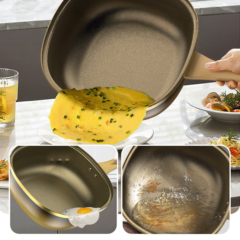 Moonval 12-Inch Titanium Nonstick Pot with Lid, Multi-Purpose Stock Pot for Everyday Cooking