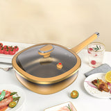 Moonval 12-Inch Titanium Nonstick Pot with Lid, Multi-Purpose Stock Pot for Everyday Cooking