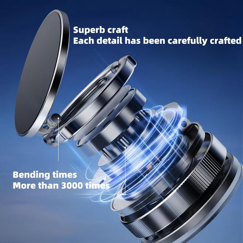 Moonval Magnetic Vacuum Phone Holder, 360° Adjustable Suction Mount for Car & Desk