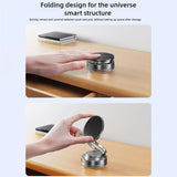 Moonval Magnetic Vacuum Phone Holder, 360° Adjustable Suction Mount for Car & Desk