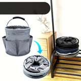 Moonval Gardening Tool Storage Bag, Foldable Organizer with Pockets and Carry Handle
