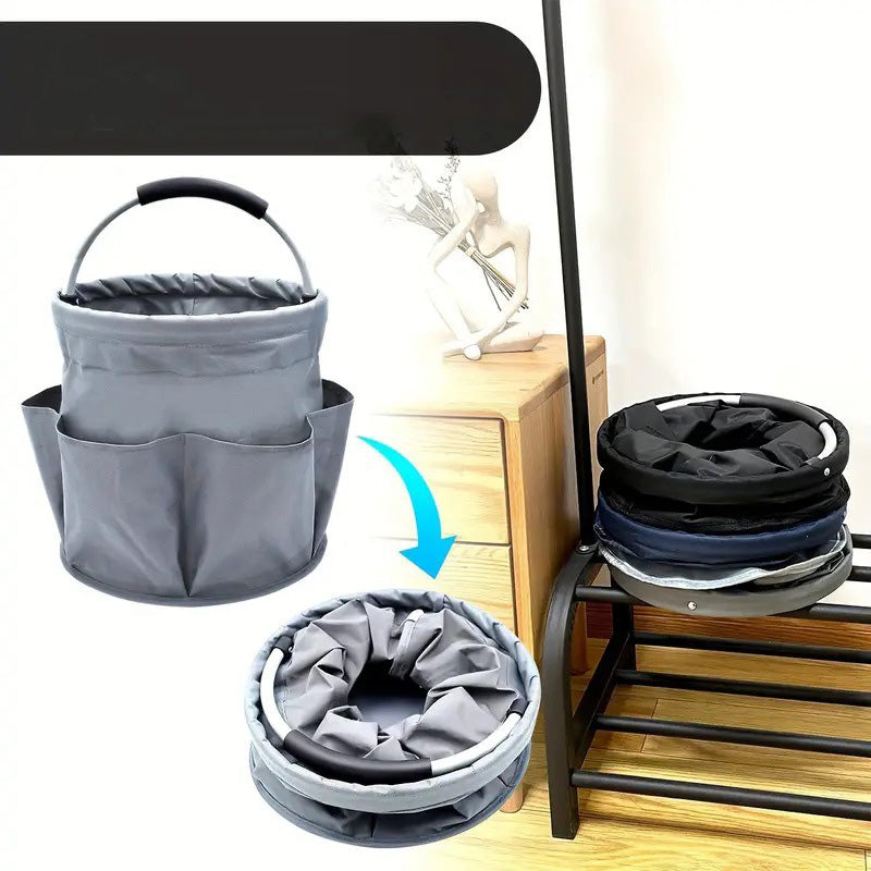 Moonval Gardening Tool Storage Bag, Foldable Organizer with Pockets and Carry Handle