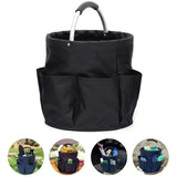 Moonval Gardening Tool Storage Bag, Foldable Organizer with Pockets and Carry Handle