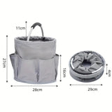 Moonval Gardening Tool Storage Bag, Foldable Organizer with Pockets and Carry Handle