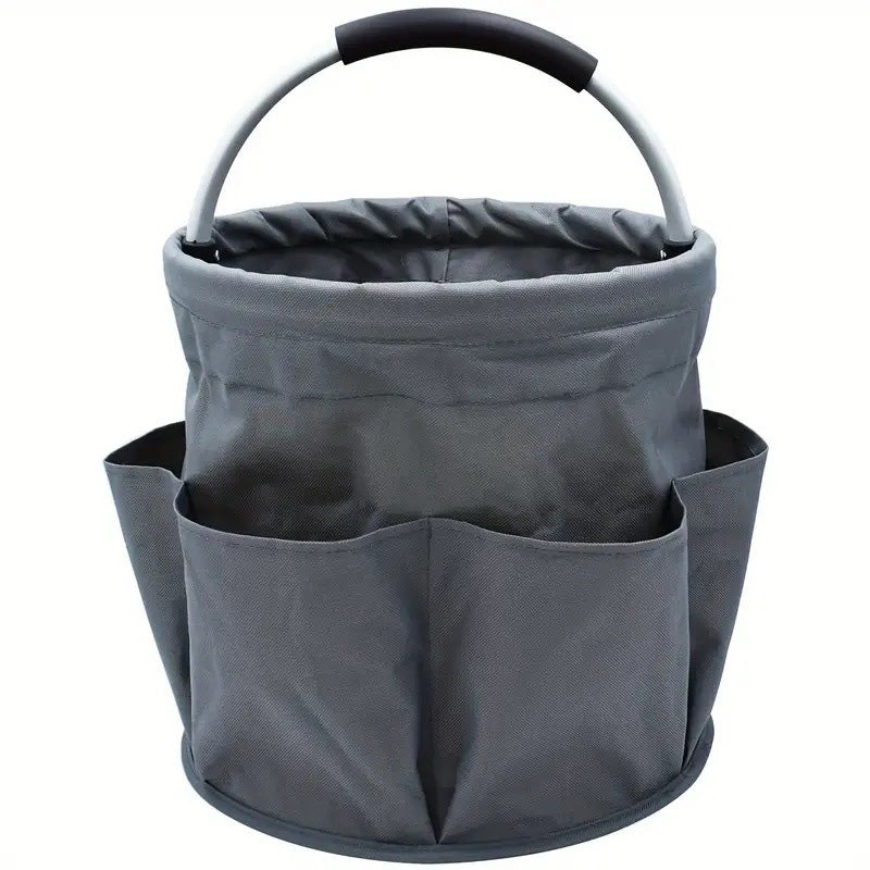 Moonval Gardening Tool Storage Bag, Foldable Organizer with Pockets and Carry Handle