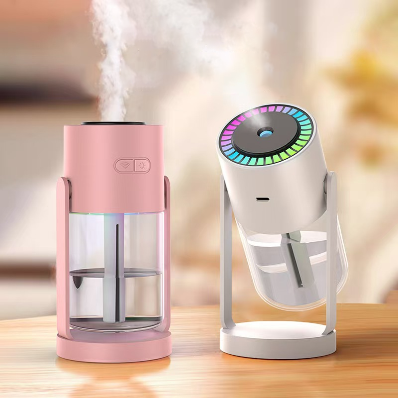 Moonval 2-in-1 Star Projector & Humidifier, LED Galaxy Night Light with Cool Mist Diffuser