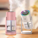 Moonval 2-in-1 Star Projector & Humidifier, LED Galaxy Night Light with Cool Mist Diffuser