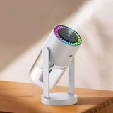 Moonval 2-in-1 Star Projector & Humidifier, LED Galaxy Night Light with Cool Mist Diffuser