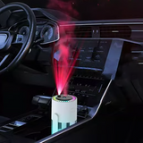 Moonval 2-in-1 Star Projector & Humidifier, LED Galaxy Night Light with Cool Mist Diffuser