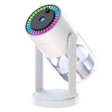 Moonval 2-in-1 Star Projector & Humidifier, LED Galaxy Night Light with Cool Mist Diffuser