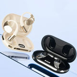 Moonval Open-Ear Wireless Earbuds, Bluetooth Headphones with LED Display & Long Battery Life