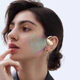 Moonval Open-Ear Wireless Earbuds, Bluetooth Headphones with LED Display & Long Battery Life