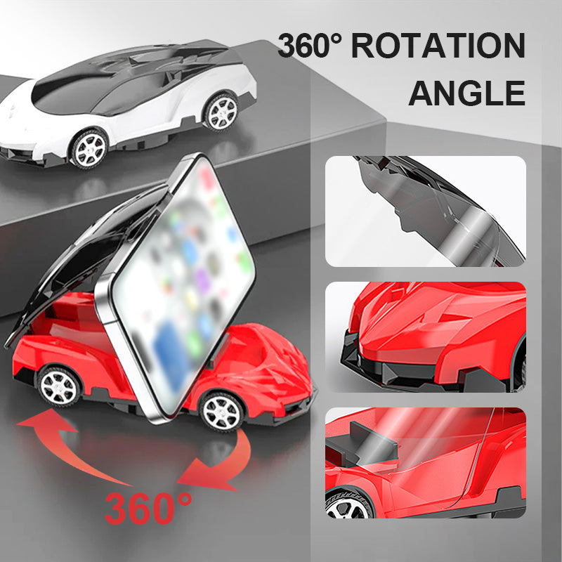 Moonval Sports Car Phone Holder, Dashboard Smartphone Mount with 360° Rotation for Car Interior