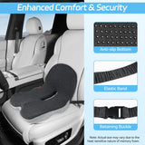 Moonval Memory Foam Seat Cushion, Ergonomic Non-Slip Chair Cushion for Office & Travel