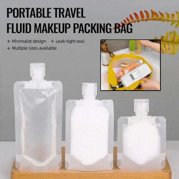 Moonval Travel Toiletry Bottles Set, 10-Piece Refillable Leakproof Containers for Toiletries & Cosmetics