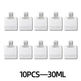 Moonval Travel Toiletry Bottles Set, 10-Piece Refillable Leakproof Containers for Toiletries & Cosmetics