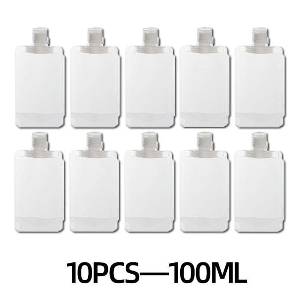Moonval Travel Toiletry Bottles Set, 10-Piece Refillable Leakproof Containers for Toiletries & Cosmetics