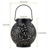 Moonval Solar Hanging Lantern, IP44 Outdoor LED Light with Automatic Dusk Sensor