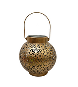 Moonval Solar Hanging Lantern, IP44 Outdoor LED Light with Automatic Dusk Sensor