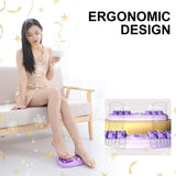 Moonval Double Foot Massage Roller, Portable Reflexology Massager for Foot Relaxation & Muscle Relief