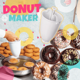 Moonval Donut Batter Dispenser, Manual Pancake & Pastry Batter Pourer for Baking