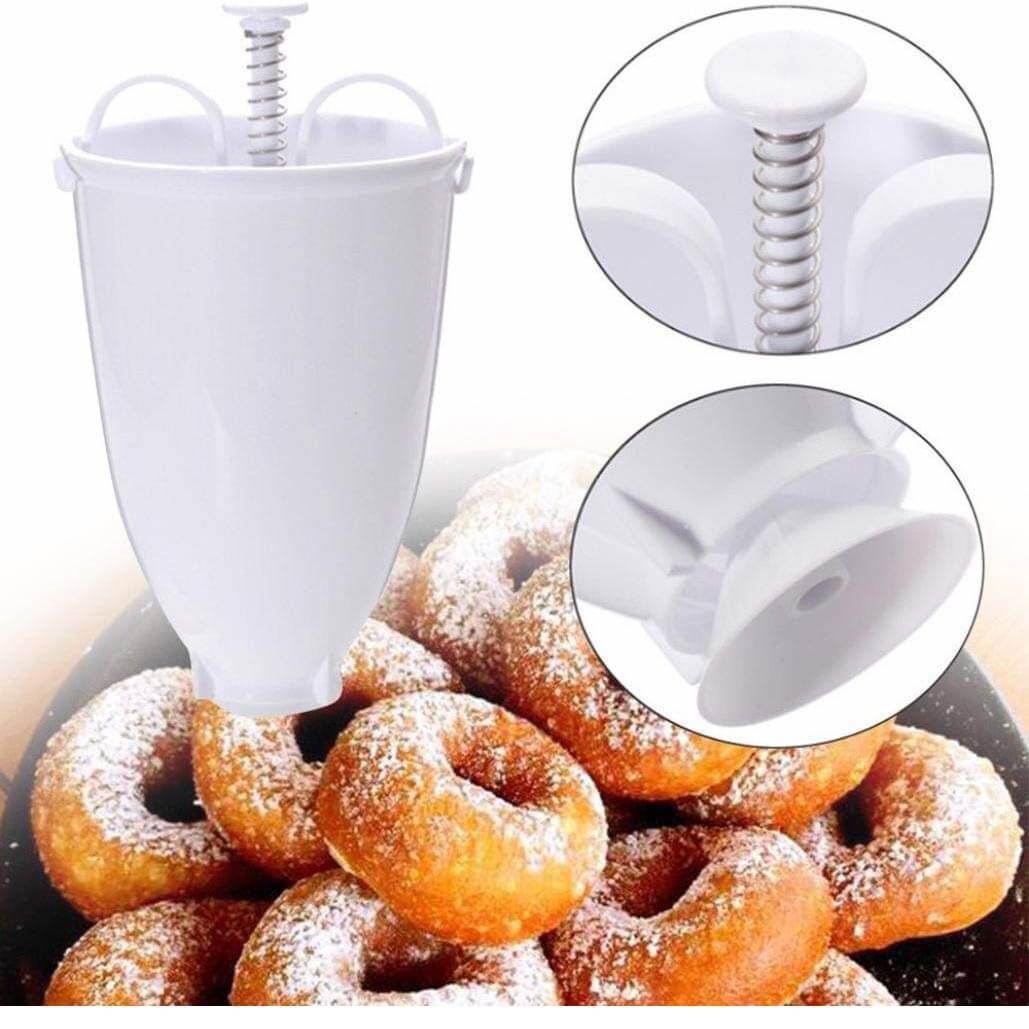Moonval Donut Batter Dispenser, Manual Pancake & Pastry Batter Pourer for Baking