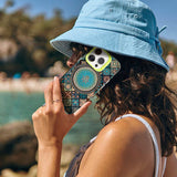 Moonval Mandala Phone Case, Vibrant Protective Shockproof Cover for iPhone & Android