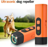 Moonval Ultrasonic Dog Repeller, 3-Frequency Handheld Deterrent with Dual LED Lights