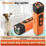 Moonval Ultrasonic Dog Repeller, 3-Frequency Handheld Deterrent with Dual LED Lights