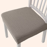 Moonval Stretch Chair Seat Covers, Waterproof Elastic Dining Chair Protector, Anti-Slip