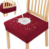 Moonval Stretch Chair Seat Covers, Waterproof Elastic Dining Chair Protector, Anti-Slip