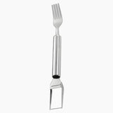 Moonval 2-in-1 Stainless Steel Fruit Cutter, Multifunction Fruit Slicer & Corer for Kitchen Prep