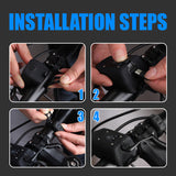Moonval Bike Headlight with Horn, USB Rechargeable Waterproof Bicycle Light & Remote Control