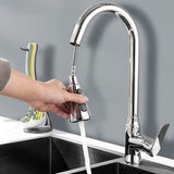 Moonval Splash-Proof Faucet Extender, 9-Joint Swivel Sink Sprayer for Kitchen & Bathroom Faucets