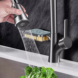 Moonval Splash-Proof Faucet Extender, 9-Joint Swivel Sink Sprayer for Kitchen & Bathroom Faucets