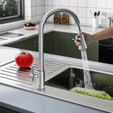 Moonval Splash-Proof Faucet Extender, 9-Joint Swivel Sink Sprayer for Kitchen & Bathroom Faucets