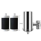 Moonval Stainless Steel Faucet Cleaner, Drill-Free Household Tap Cleaning & Rinsing Attachment