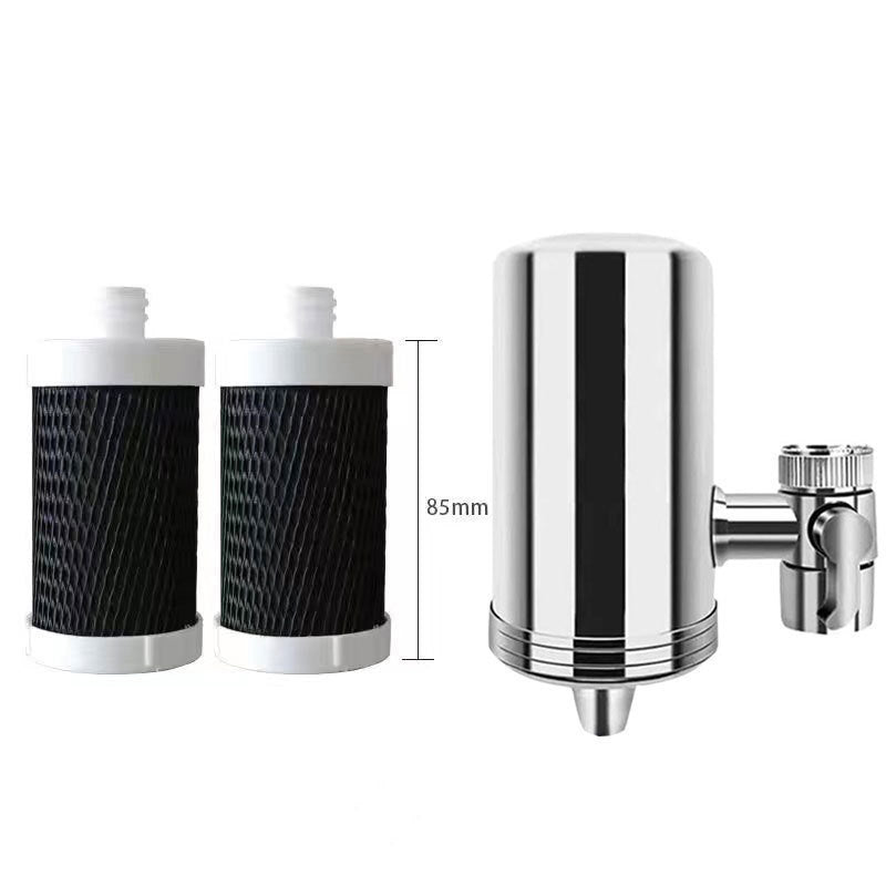 Moonval Stainless Steel Faucet Cleaner, Drill-Free Household Tap Cleaning & Rinsing Attachment