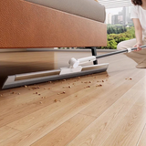 Moonval Silicone Floor Broom, Thickened Multi-Purpose Soft Rubber Broom for Indoor & Outdoor Cleaning