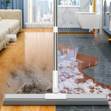 Moonval Silicone Floor Broom, Thickened Multi-Purpose Soft Rubber Broom for Indoor & Outdoor Cleaning