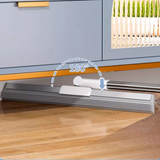 Moonval Silicone Floor Broom, Thickened Multi-Purpose Soft Rubber Broom for Indoor & Outdoor Cleaning