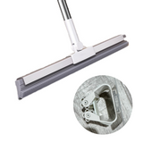 Moonval Silicone Floor Broom, Thickened Multi-Purpose Soft Rubber Broom for Indoor & Outdoor Cleaning
