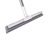 Moonval Silicone Floor Broom, Thickened Multi-Purpose Soft Rubber Broom for Indoor & Outdoor Cleaning