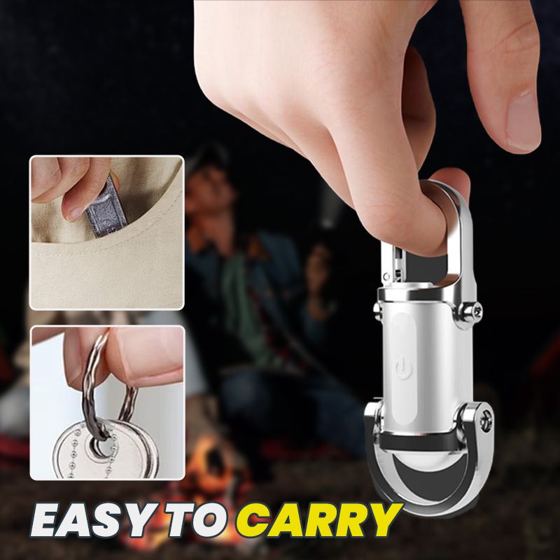 Moonval Mini Keychain Flashlight, 1200LM Super Bright Waterproof LED Pocket Torch