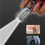 Moonval Mini Keychain Flashlight, 1200LM Super Bright Waterproof LED Pocket Torch