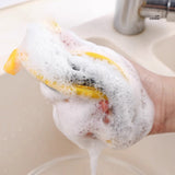 Moonval Round Dish Sponge, Double-Sided Non-Scratch Scrubbing Sponge for Kitchen Cleaning