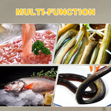 Moonval Poultry Processing Tool, Stainless Steel Chicken Intestine Opener for Kitchen Food Prep