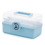 Moonval Multi-Tier Medicine Storage Box, Large Capacity Portable First Aid Organizer